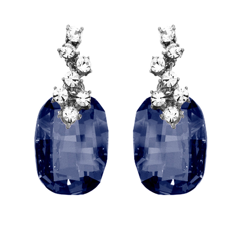 Crystal Colors J08183-DB-E Earrings