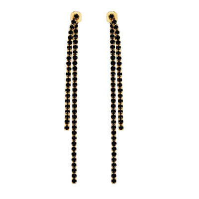 J00443/4/Y/JET Earrings