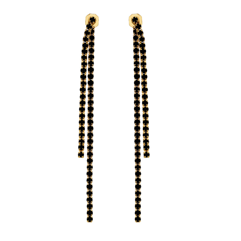 J00443/4/Y/JET Earrings
