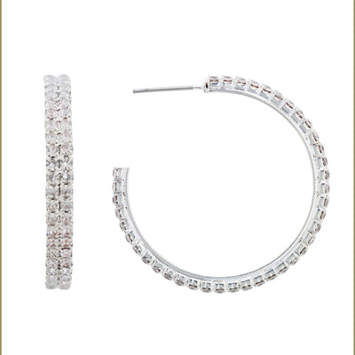 Oroclone J01153-35-W-CRY Earrings