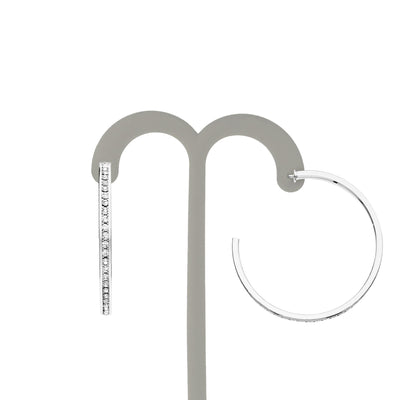 J01537/40/W-SP/CRY Earrings