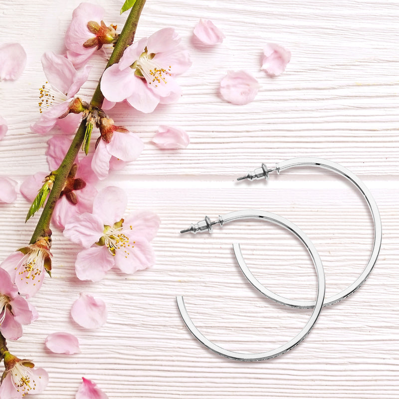 J01537/40/W-SP/CRY Earrings