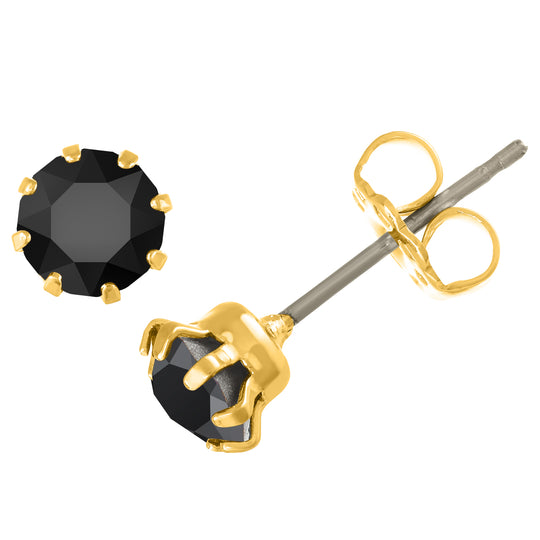 J05868/E/Y/6/JET Earrings