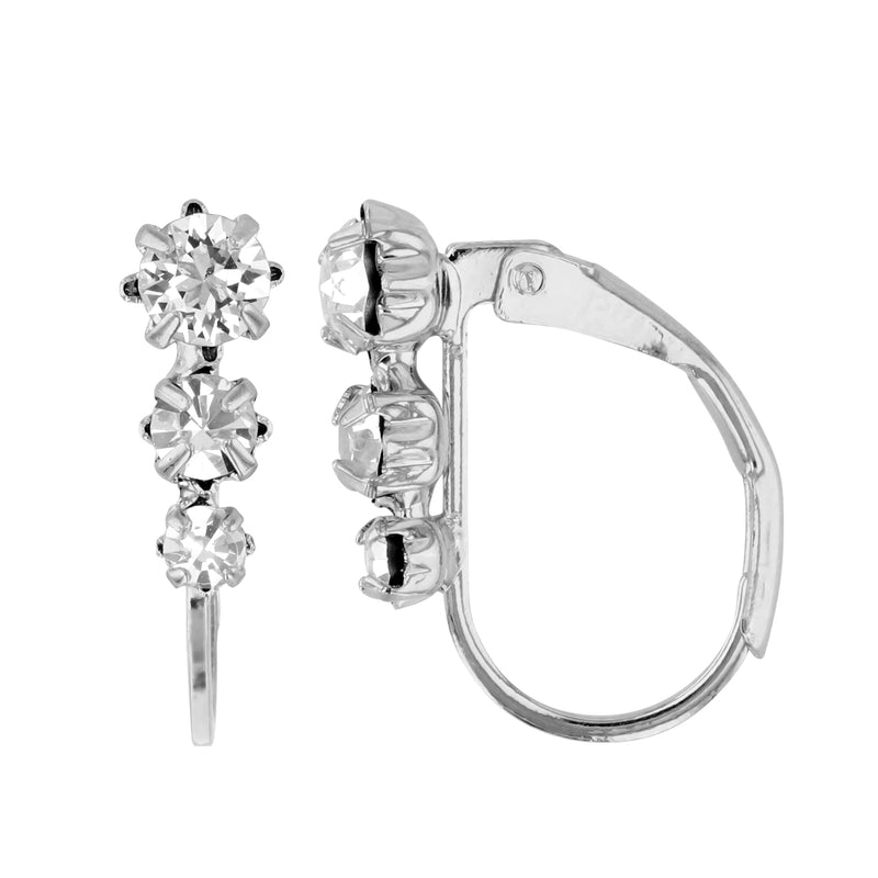 Crystal Colors J08191-W-CLR-E Earrings