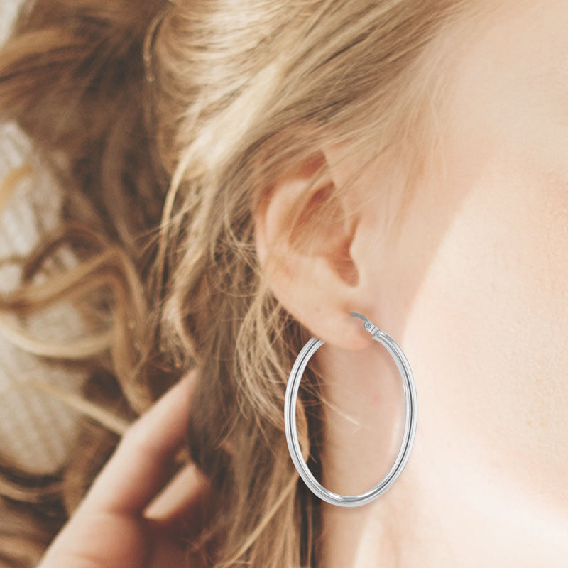 JS3062OV/SP/35/POL Earrings