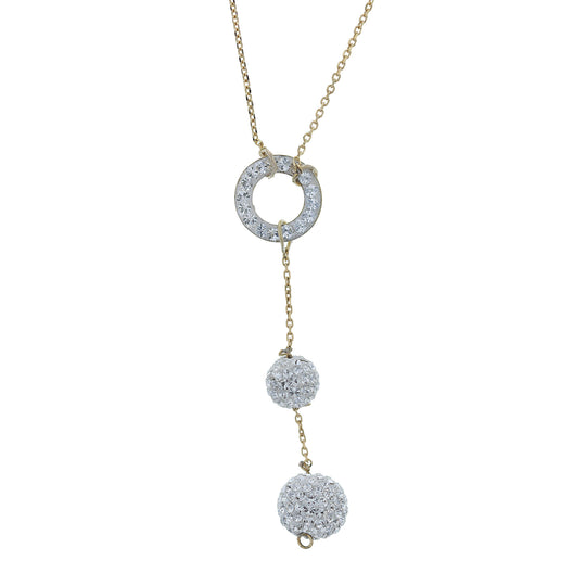 JS7002-N-18GP-WH Necklace