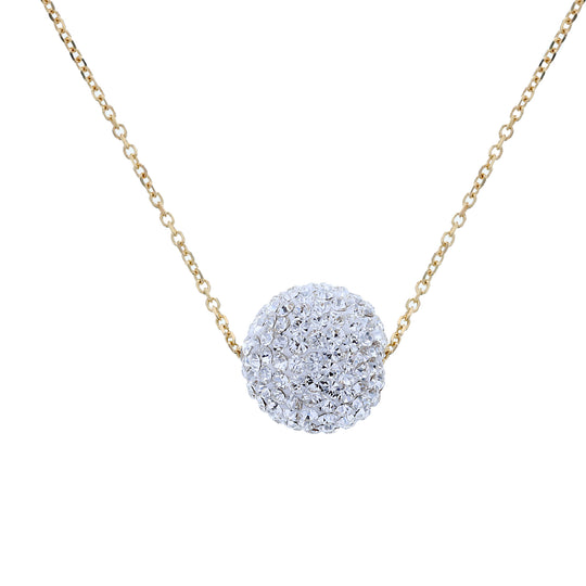 JS7012-N-18GP-WH Necklace