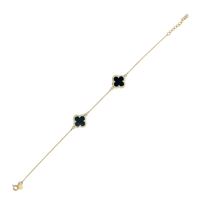 Giorgio Argento JS7014-B-18GP-BLK Bracelet