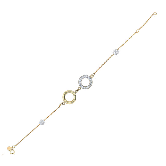 JS7017-B-18GP-WH Bracelet