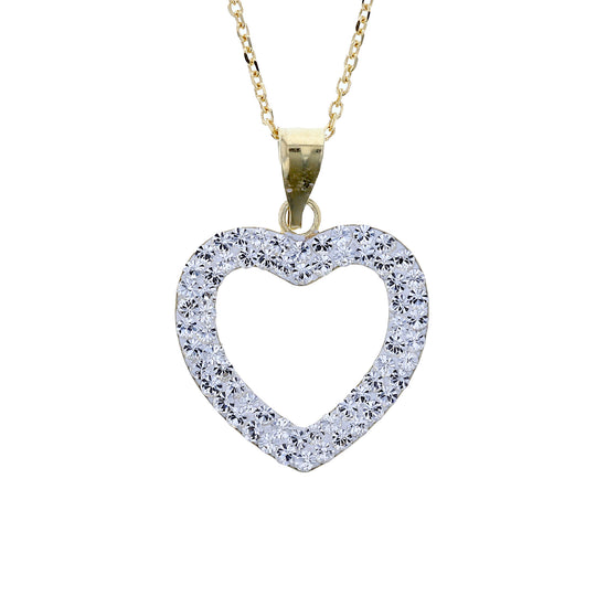 JS7017-N-18GP-WH Necklace