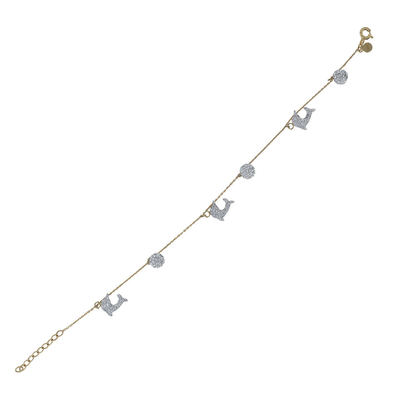 Giorgio Argento JS7020-B-18GP-WH Bracelet