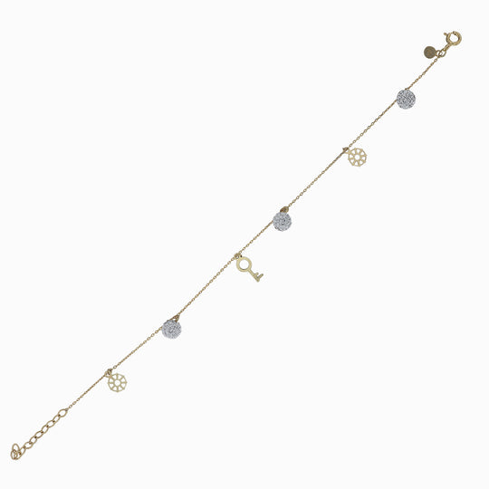 JS7022-B-18GP-WH Bracelet