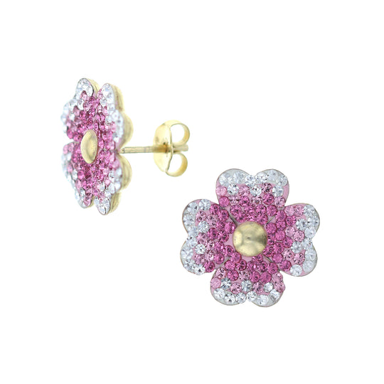 JS7024-E-18GP-WHPK Earrings