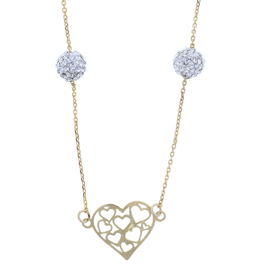 JS7030-N-18GP-WH Necklace
