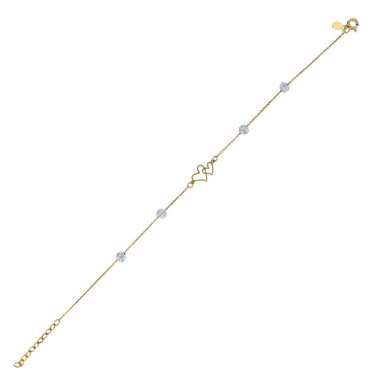 JS7041-B-18GP-WH Bracelet