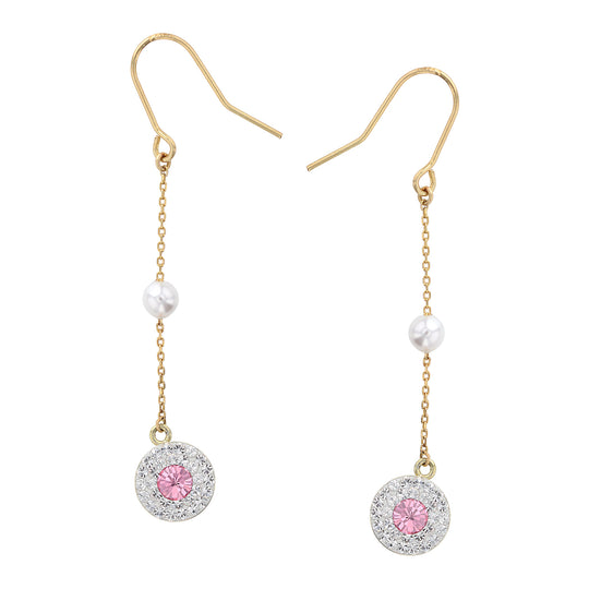 JS7046-E-18GP-ROWHPRL Earrings