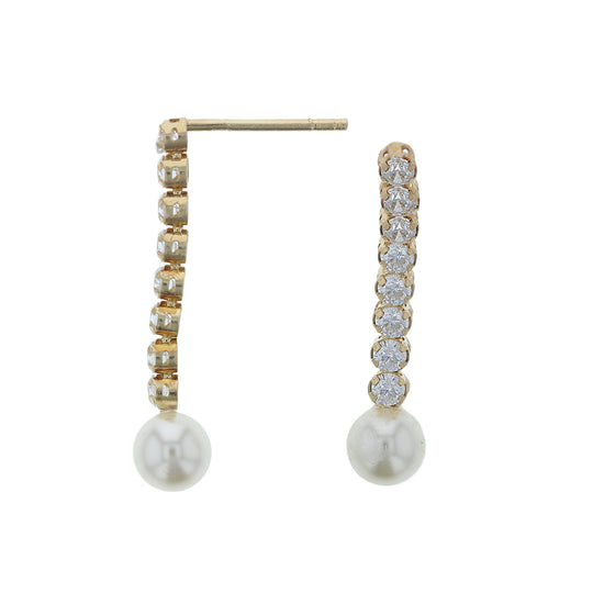 JS7047-E-18GP-WHPRL Earrings