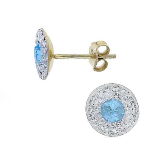 JS7050-E-18GP-AQWH Earrings