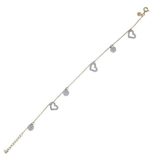 JS7051-B-18GP-WH Bracelet