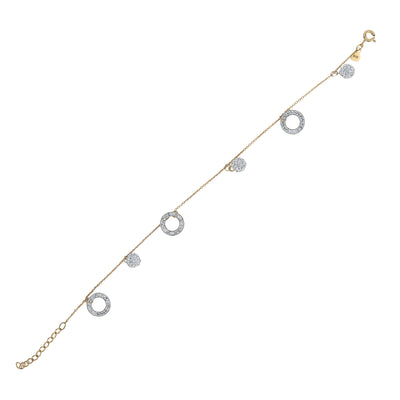 Giorgio Argento JS7052-B-18GP-WH Bracelet