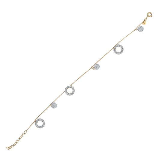 JS7052-B-18GP-WH Bracelet