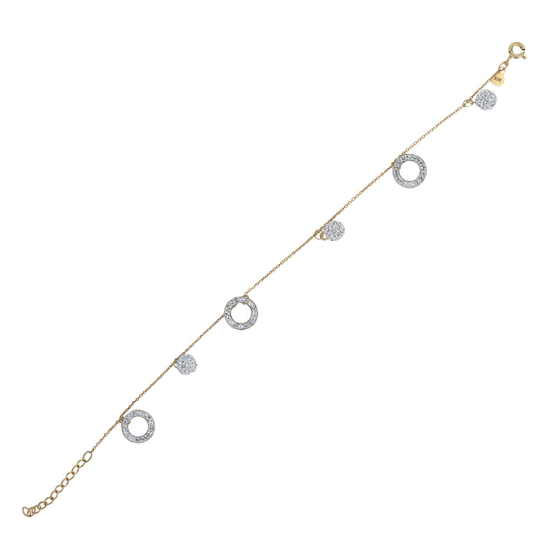 Giorgio Argento JS7052-B-18GP-WH Bracelet