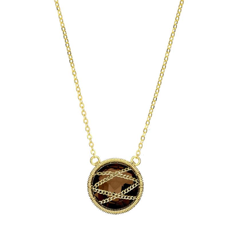 L00004/Y/SQ-CRY Pendant