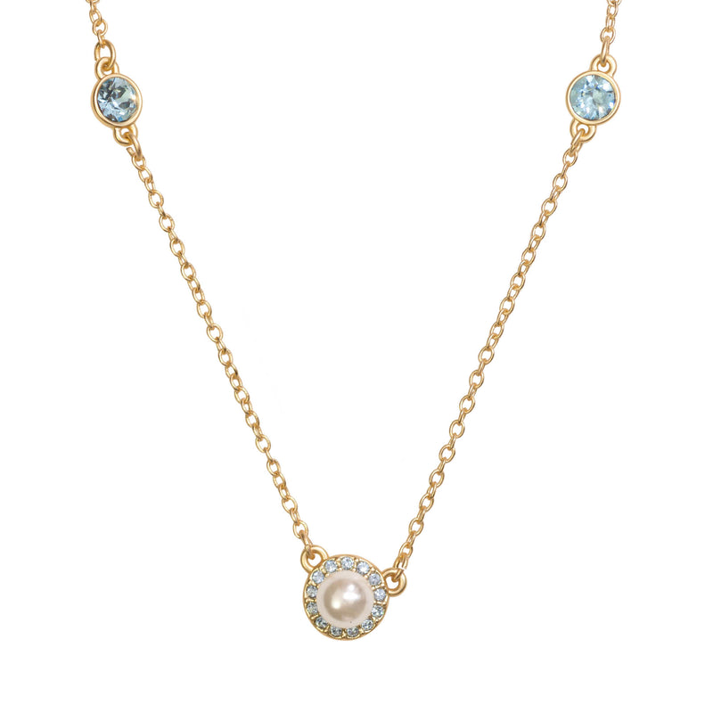 SW05996PYLTBLU Necklace
