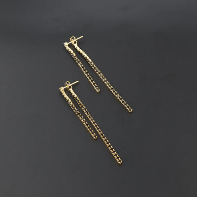 J00443/4/Y/JET Earrings