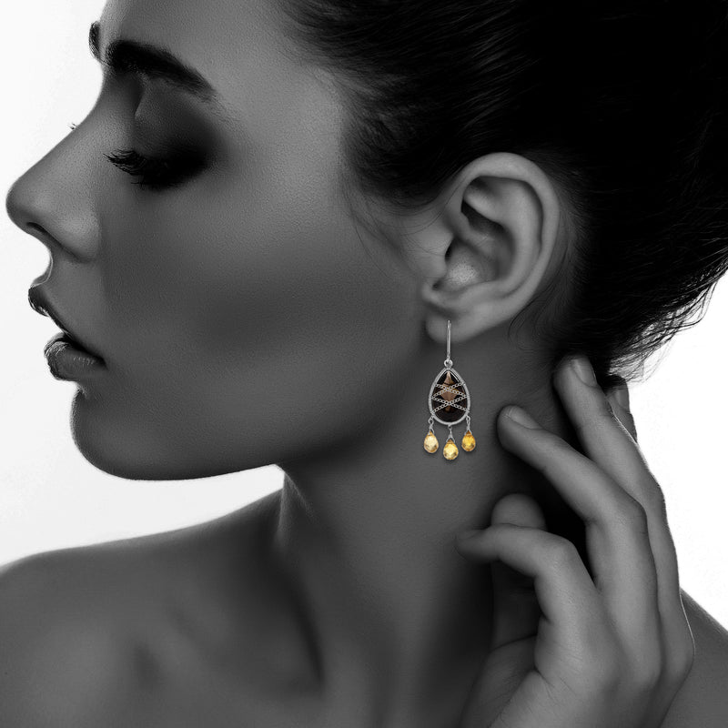 L00039/W/SQ-CIT Earrings