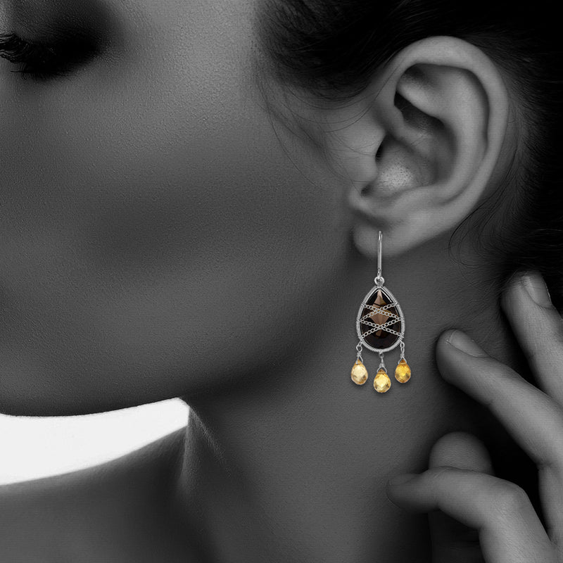 L00039/W/SQ-CIT Earrings